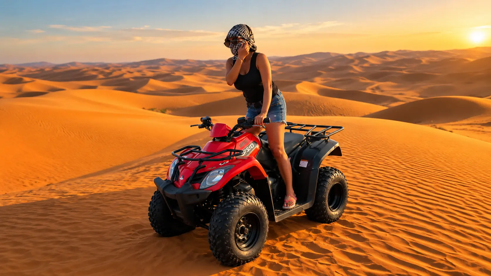 Overnight desert safari camp under the stars in Dubai